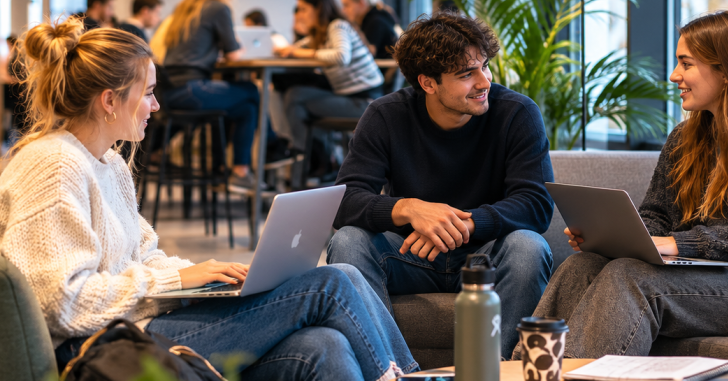 Studenterna har börjat hitta in till Lounge